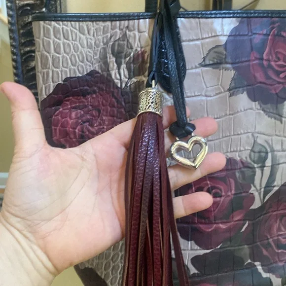 Brighton F463809 Shoulder Tote bag with Roses - Picture 3 of 13